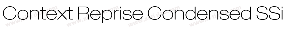 Context Reprise Condensed SSi Condensed Italic字体转换